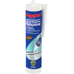 Supadec Multi Purpose Silicone 300ml Brown Supadec Multi Purpose Silicone 300ml Brown